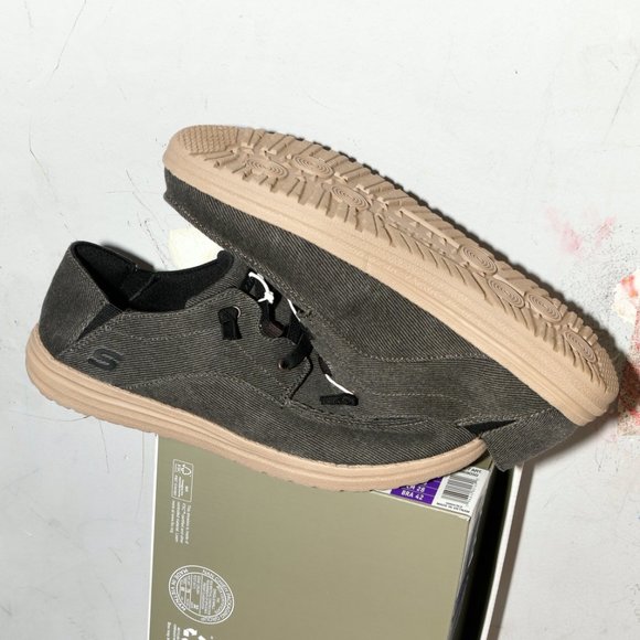 Skechers Black and Tan Loafers - Picture 4 of 6